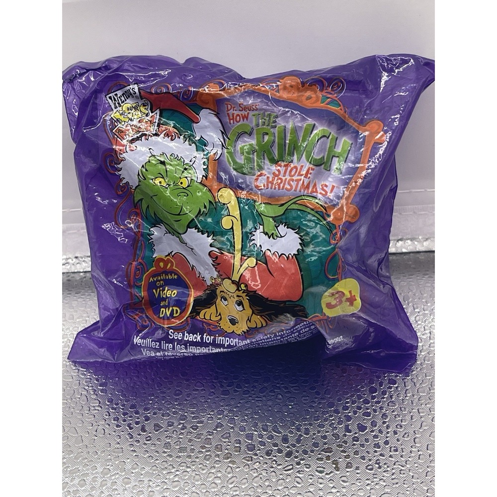 Dr Seuss Grinch Ornament Dog Max Wendy's Toy 2000 Vtg Christmas
